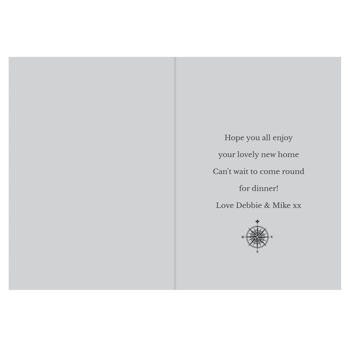 Personalised 1805 - 1874 Old Series Map Compass Card