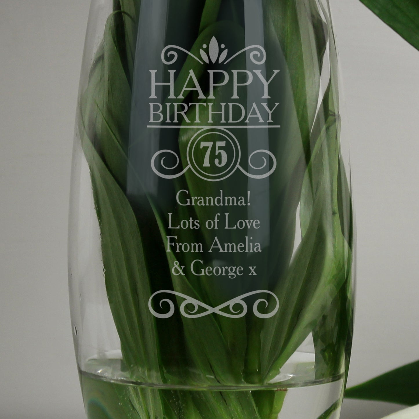 Personalised Birthday Bullet Vase