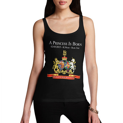 Women's Royal Baby A PRINCESS IS BORN Tank Top