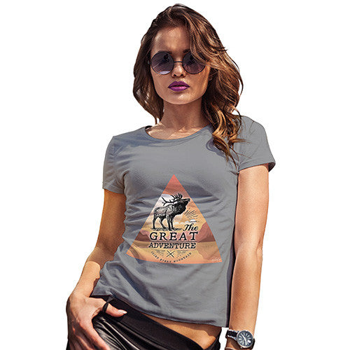 Moose Great Adventure Triangle Women's T-Shirt