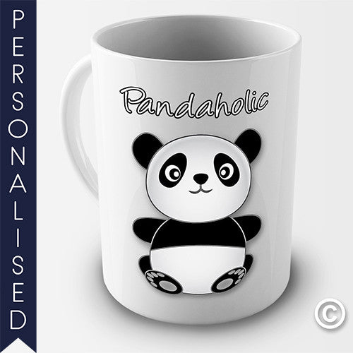 Panda Cute Personalised Mug - Twisted Envy Funny, Novelty and Fashionable tees