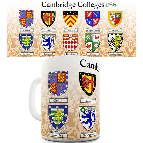 Cambridge Colleges Crests Novelty Mug