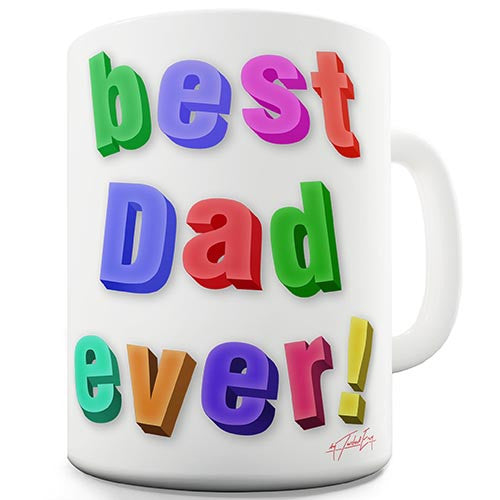Best Dad Ever Fridge Magnets Novelty Mug