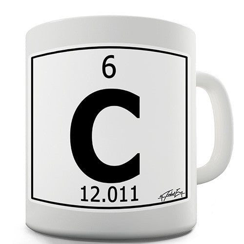 Periodic Table Of Elements C Carbon Novelty Mug