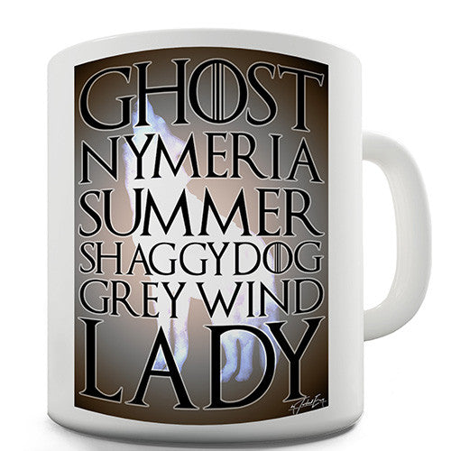 Dire Wolves Novelty Mug