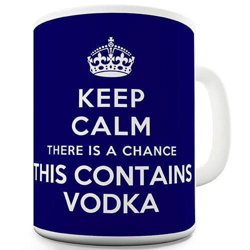 A Chance This Contains Alcohol Personalised Mug