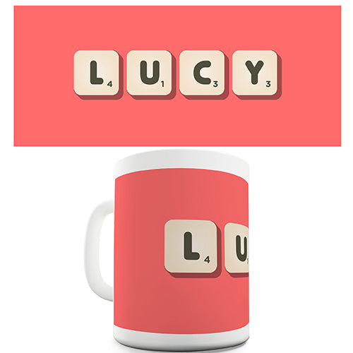 Personalised Board Game Name Red Funny Mug