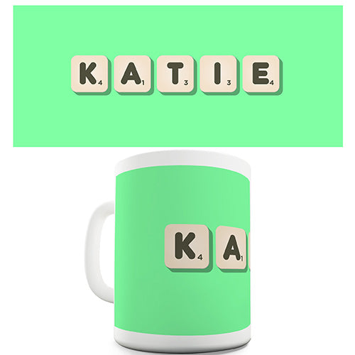 Personalised Board Game Name Green Novelty Mug