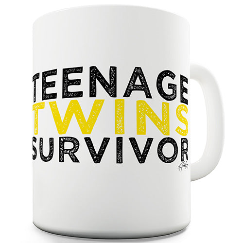 Teenage Twins Survivor Novelty Mug