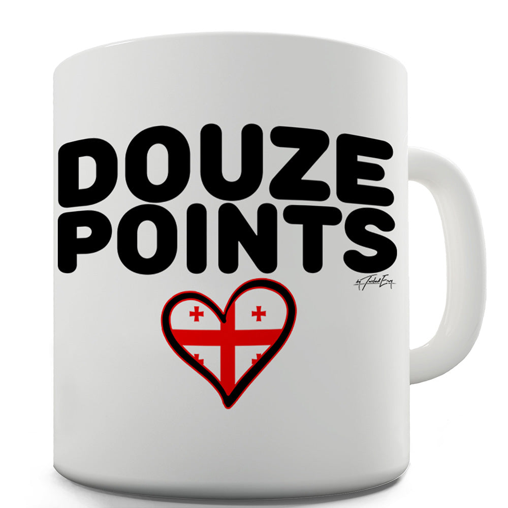 Douze Points Georgia Funny Mugs For Men Rude