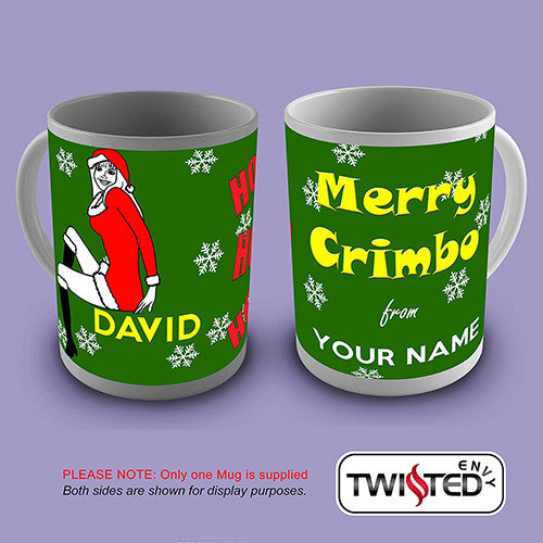 Merry Crimbo Personalised Mug