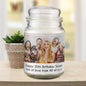 Personalised Photo Upload Scented Jar Candle