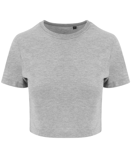 Women's triblend cropped T