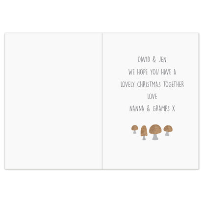 Personalised Christmas Gonk Card