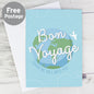 Personalised Bon Voyage Card