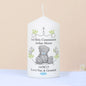Personalised Me To You Religious Cross Pillar Candle