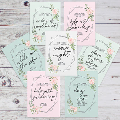 Personalised Mothers Day Voucher Cards