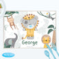 Personalised Tiny Tatty Teddy Jungle Animals Placemat