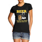 Women's Beer Helping Ugly People Funny T-Shirt