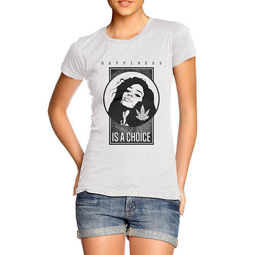Happiness is a choice Womens Graphic T-Shirt