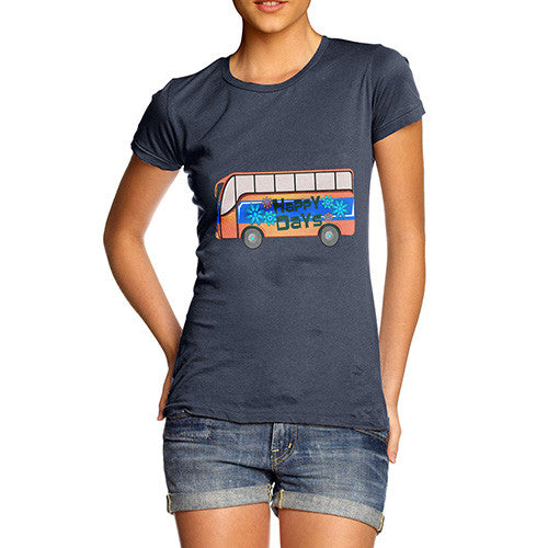 Women's Happy Days Camper Van T-Shirt