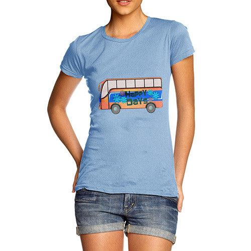 Women's Happy Days Camper Van T-Shirt