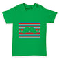Candy Stripe Moustache Baby Toddler T-Shirt