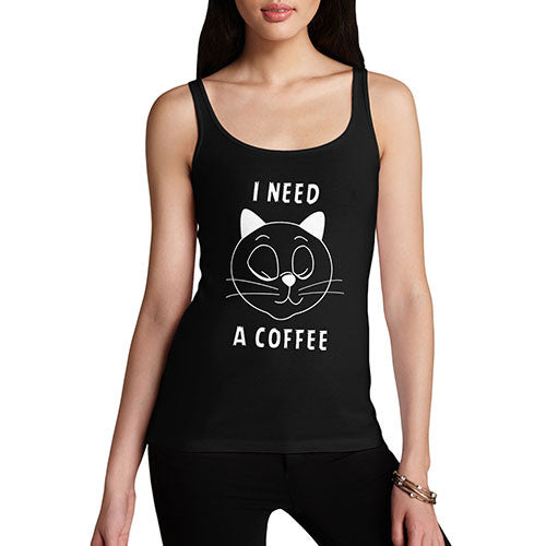 Women's Funny I Need Coffee Tank Top