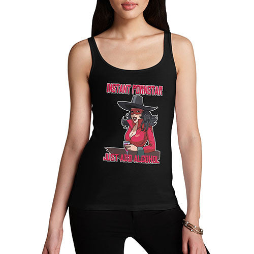 Women's Instant Pornstar Funny Tank Top