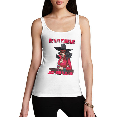 Women's Instant Pornstar Funny Tank Top