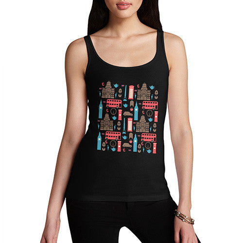 Womens London British Icons Tank Top