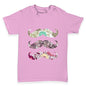 Floral Moustache Baby Toddler T-Shirt