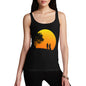 Womens Romantic Summer Sunset Tank Top