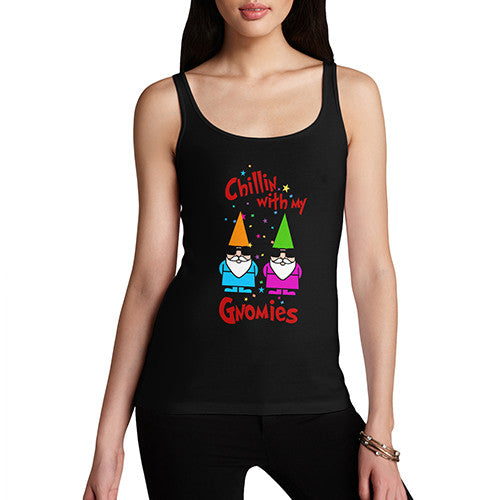 Womens Chilling With My Gnomies Tank Top