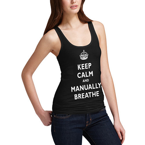 Women's Keep Calm And Breathe Tank Top