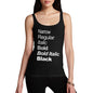 Woman's Font Styles Tank Top