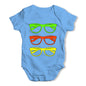 Coloured Glasses Frames Baby Grow Bodysuit