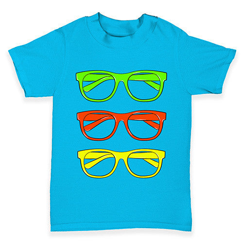 Coloured Glasses Frames Baby Toddler T-Shirt