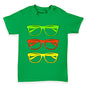 Coloured Glasses Frames Baby Toddler T-Shirt