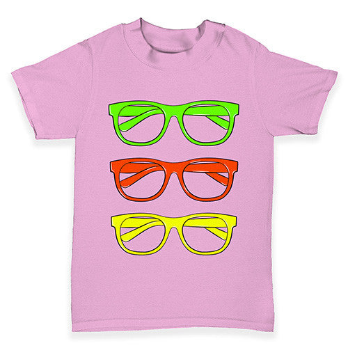 Coloured Glasses Frames Baby Toddler T-Shirt