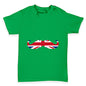 Union Jack Moustache Baby Toddler T-Shirt