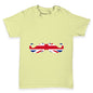 Union Jack Moustache Baby Toddler T-Shirt