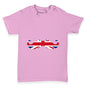 Union Jack Moustache Baby Toddler T-Shirt