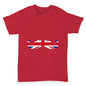 Union Jack Moustache Baby Toddler T-Shirt