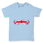 Union Jack Moustache Baby Toddler T-Shirt