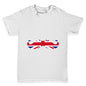 Union Jack Moustache Baby Toddler T-Shirt