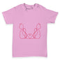 Twin Love Cats Baby Toddler T-Shirt