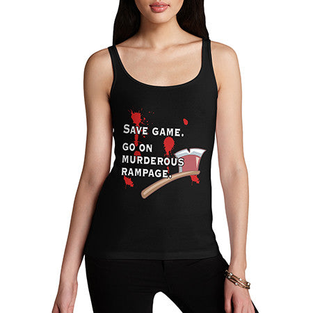 Womens Murderous Rampage Tank Top