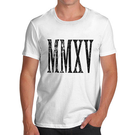 Mens 2015 Roman Numerals T-Shirt