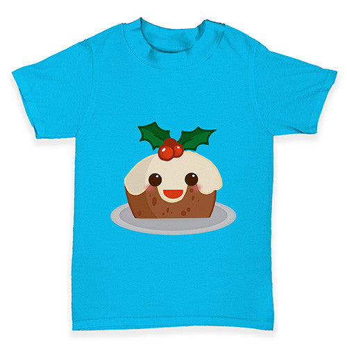 Cute Christmas Pudding Baby Toddler T-Shirt